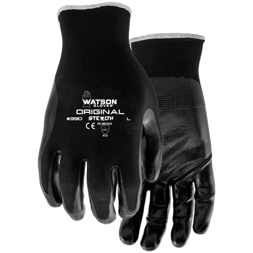Stealth Original Coated Gloves, 7/Small, Nitrile Coating, 13 Gauge, Nylon Shell R.M.G. Prévention
