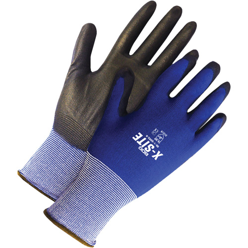 Coated Synthetic Gloves, 7, Polyurethane Coating, 13 Gauge, Nylon Shell R.M.G. Prévention