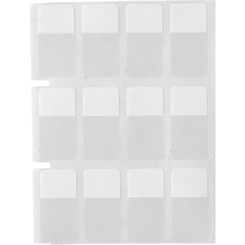 Core Series Self-Laminating Wire & Cable Labels, Vinyl, 0.5" L x 0.75" H, Clear R.M.G. Prévention