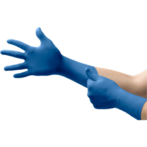 UltraSense&reg; EC Gloves, X-Small, Nitrile, 5-mil, Powder-Free, Blue, Class 2 R.M.G. Prévention