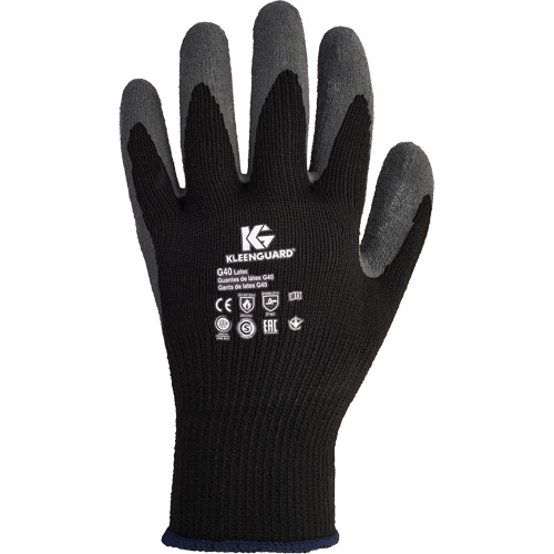 KleenGuard G40 Multi-Purpose Gloves, 7/Small, Rubber Latex Coating, 10 Gauge, Polyester/Cotton Shell R.M.G. Prévention