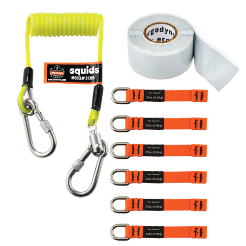 Trousse de longes pour outils 3180 Squids R.M.G. Prévention
