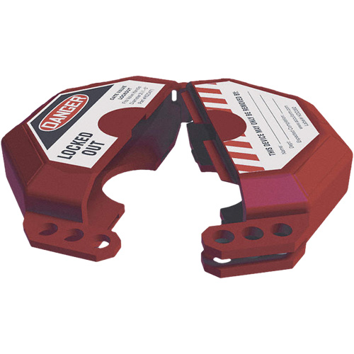 Dispositif de verrouillage de poign&eacute;e de robinet-vanne Stopout, Type Vanne R.M.G. Prévention