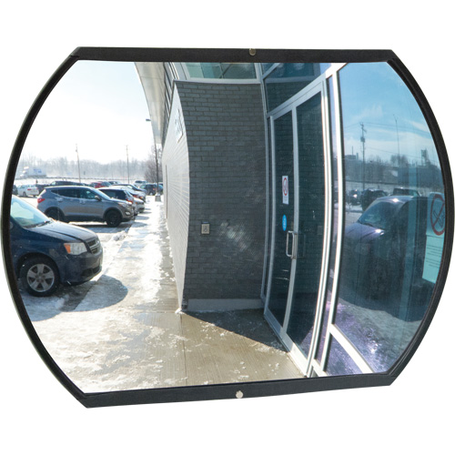 Roundtangular Convex Mirror with Bracket, 18" H x 26" W, Indoor/Outdoor R.M.G. Prévention