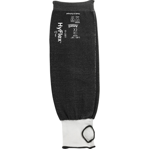 Manche r&eacute;sistant aux coupures HyFlex, PEHP, 16", ANSI/ISEA 105 niveau 3, Noir R.M.G. Prévention