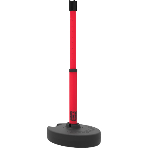 PLUS Barrier Post Set Receiver, 42" High, Red R.M.G. Prévention