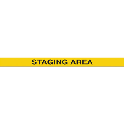 Tough-Mark Heavy-Duty Floor Marking, Rectangle, 48" L x 4" W, Yellow, Polyethylene R.M.G. Prévention