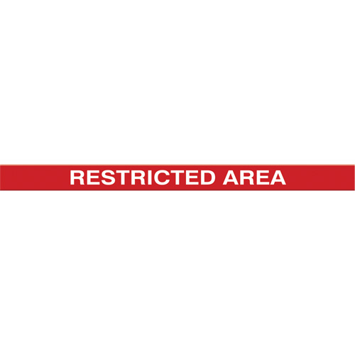 Tough-Mark Heavy-Duty Floor Marking, Rectangle, 48" L x 4" W, Red, Polyethylene R.M.G. Prévention