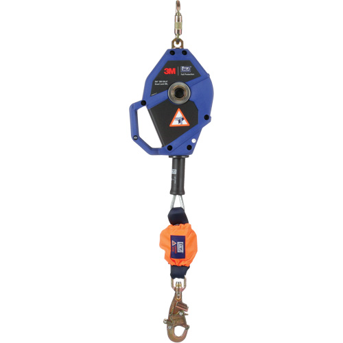 Smart Lock Self-Retracting Lifeline, 20', Galvanized Steel, Swivel R.M.G. Prévention
