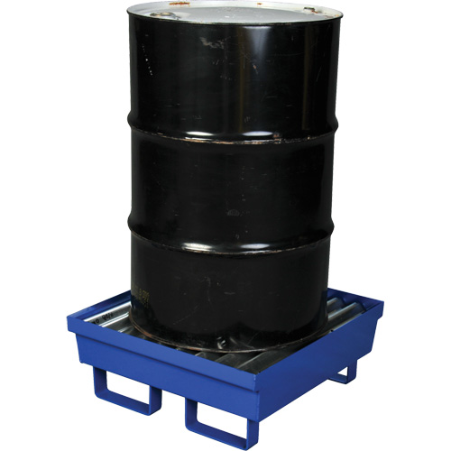 Steel Spill Containment Pallet, 17 US gal. Spill Capacity, 27" x 25.75" x 6" R.M.G. Prévention