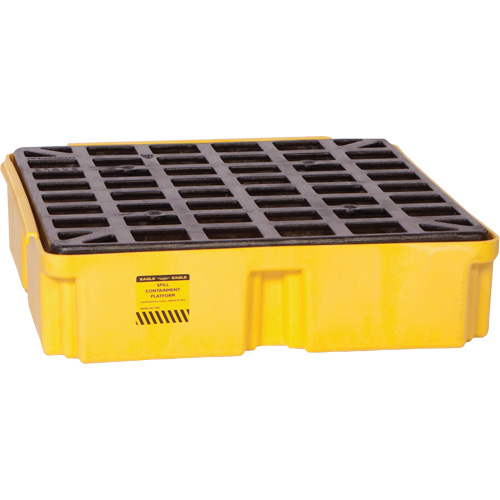 Modular Spill Platform, 15 US gal. Spill Capacity, 26" x 26.25" x 6.5" R.M.G. Prévention