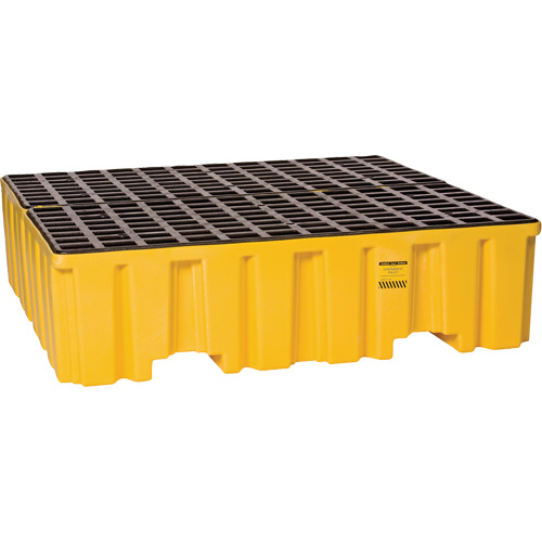 Spill Containment Pallet, 132 US gal. Spill Capacity, 51" x 52.5" x 13.75" R.M.G. Prévention