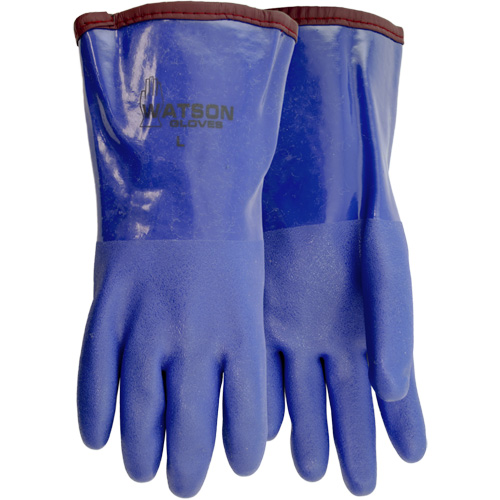 Gants r&eacute;sistant au givre, Taille T-Grand, 12" lo, PVC, Doublure en Acrylique/Molleton, Gant de calibre hiver R.M.G. Prévention