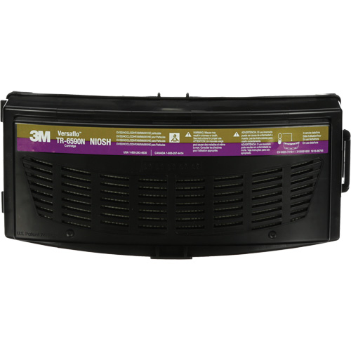 Cartouche multigaz/haute efficacit&eacute; Versaflo, Ammoniac/dioxyde de chlore/Gaz de chlore/Chlorure d'hydrog&egrave;ne/Florure d'hydrog&egrave;ne/Mercure/M&eacute;thylamine/Vapeur organique/Particules/SO2 Dioxyde de soufre, Paquet de 1 R.M.G. Prévention