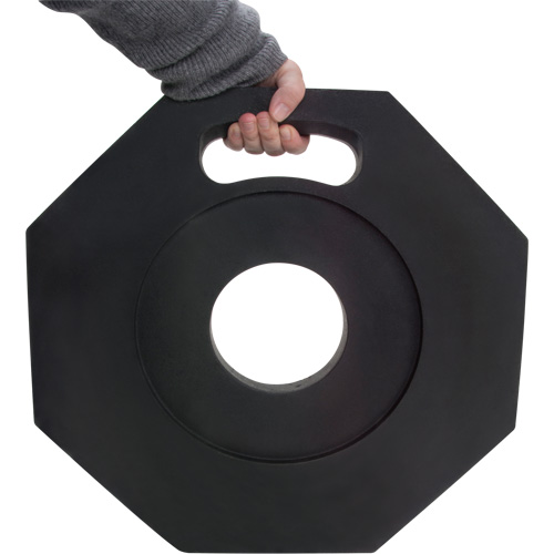 Base en caoutchouc pour poteaux d&eacute;lin&eacute;ateurs de qualit&eacute; sup&eacute;rieure, 12 lb R.M.G. Prévention