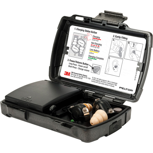 Trousse de bouchons d'oreilles Peltor Tactical TEP-200 R.M.G. Prévention