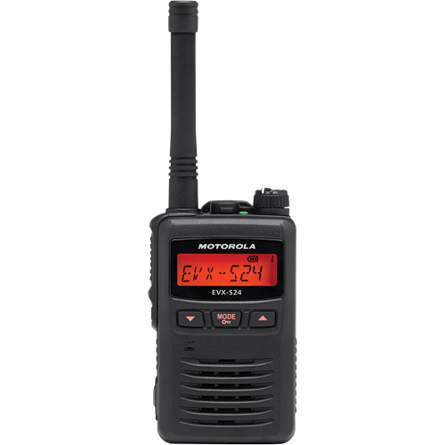 EVX-S24 Series Portable Radio, UHF Radio Band, 256 Channels, 200 000 sq. ft. Range R.M.G. Prévention