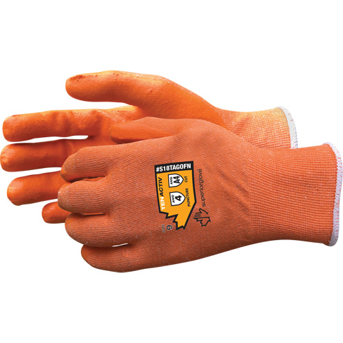 Gants en fibre de filament composite, Taille 5, Calibre 18, Rev&ecirc;tement Mousse de nitrile, Enveloppe en TenActiv, ASTM ANSI niveau A4 R.M.G. Prévention