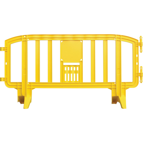 Movit Barricade, Interlocking, 78" L x 39" H, Yellow R.M.G. Prévention