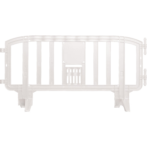 Barricade Movit, Emboîtables, 78" lo x 39" h, Blanc R.M.G. Prévention