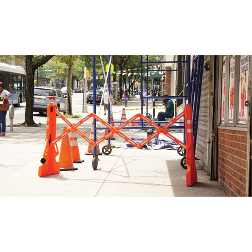 Barricade Multi-Gate, 43" h x 90" lo, Orange R.M.G. Prévention
