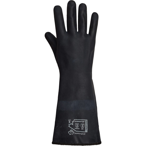 Gants &agrave; usage intensif r&eacute;sistants &agrave; la chaleur & aux produits chimique SolvStop, N&eacute;opr&egrave;ne, 8, Prot&egrave;ge jusqu'&agrave; 392° F (200° C) R.M.G. Prévention