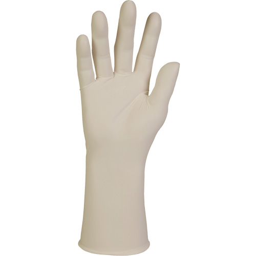 Gants d'examen XTRA-PFE, Grand, Latex, 10 mils, Sans poudre, Blanc, Classe 2 R.M.G. Prévention