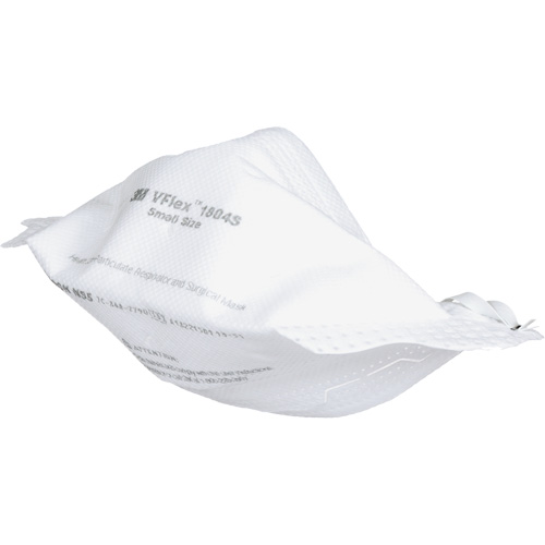 Respirateur et masque chirurgical VFlex contre les particules en sant&eacute;, N95, Certifi&eacute; NIOSH, Petit R.M.G. Prévention