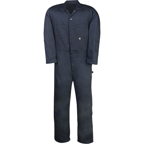 Twill Unlined Coveralls, Men's, Navy Blue, Size 38 (Tall) R.M.G. Prévention
