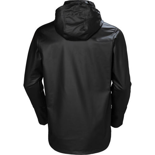 Gale Rain Jacket, Polyester/Polyurethane, Large, Black R.M.G. Prévention