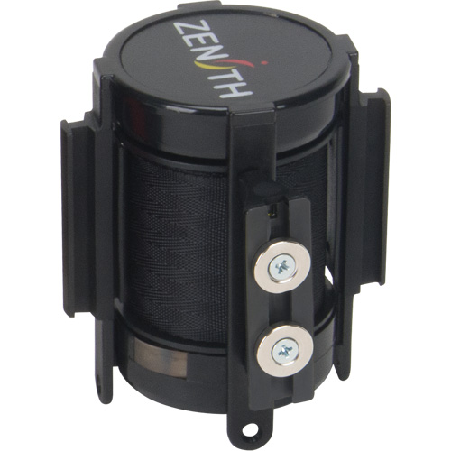 Cassette de ruban magn&eacute;tique pour barri&egrave;re de contr&ocirc;le des foules personnalis&eacute;e, 7', Ruban Noir R.M.G. Prévention