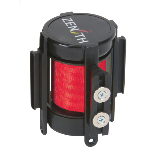 Cassette de ruban magn&eacute;tique pour barri&egrave;re de contr&ocirc;le des foules personnalis&eacute;e, 7', Ruban Rouge R.M.G. Prévention
