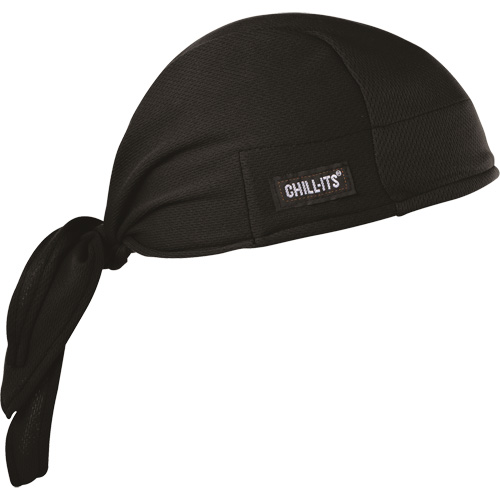 Chill-Its&reg; 6615 Cooling Doo Rag, Black R.M.G. Prévention