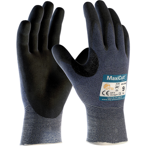 Gants r&eacute;sistant aux coupures ATG MaxiCut Ultra, Taille 3T-Grand, Calibre 15, Rev&ecirc;tement Mousse de nitrile, Enveloppe en PEHP, ASTM ANSI niveau A3/EN 388 niveau 5 R.M.G. Prévention