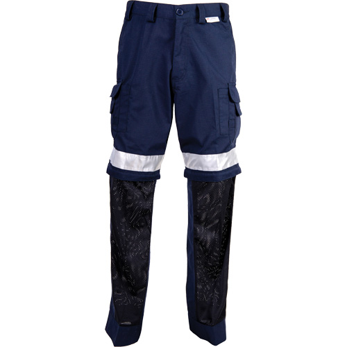 High Visibility Pants, Poly-Cotton, 34, Navy Blue R.M.G. Prévention