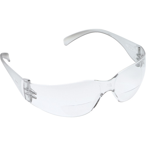 Lunettes de s&eacute;curit&eacute; Virtua avec verres de lecture, Antibu&eacute;e, Transparent, Dioptrie 2,5 R.M.G. Prévention