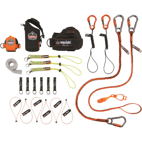 Trousse de longes de fixation d'outils pour vitrier 3185 Squids R.M.G. Prévention