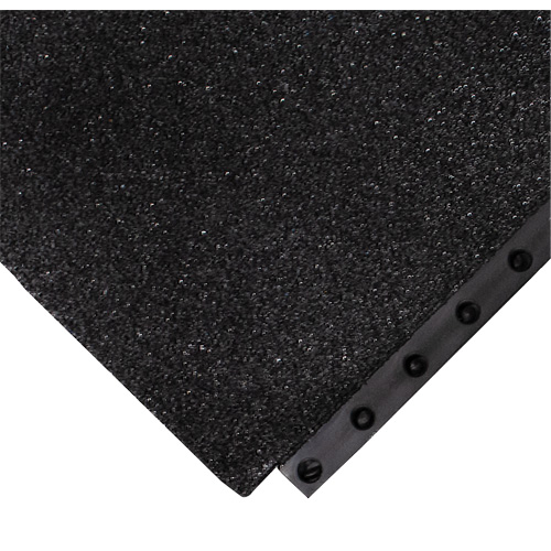 Tapis antifatigue 24/Seven Locksafe, Textur&eacute;, 3' x 3' x 5/8", Noir, Nitrile R.M.G. Prévention