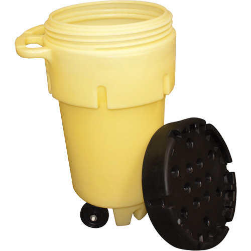 Contenant sur roues Poly-Spillpack, 50 gal. US, Mobile R.M.G. Prévention