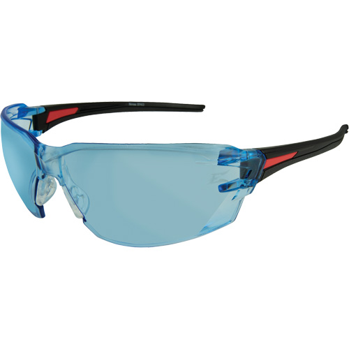 Lunettes de s&eacute;curit&eacute; Nevosa, Lentille Bleu p&acirc;le, Anti-&eacute;gratignures, R&eacute;pond ou surpasse la norme CSA Z94.3 R.M.G. Prévention