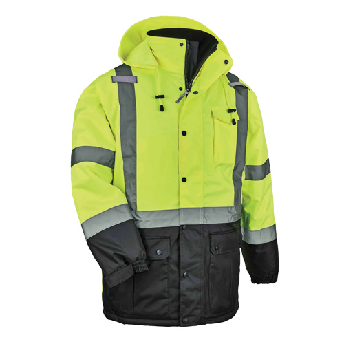GloWear&reg; 8384 Type R Thermal Parka, High Visibility Lime-Yellow, Large R.M.G. Prévention