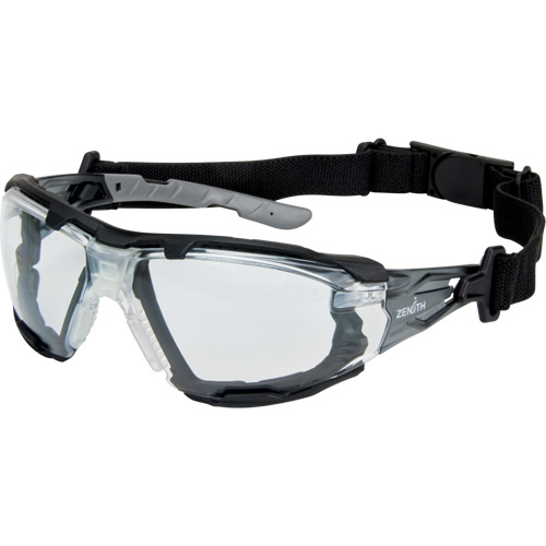 Z2900 Series Safety Glasses with Foam Gasket, Clear Lens, Anti-Scratch, ANSI Z87+/Meets/Exceeds CSA Z94.3 R.M.G. Prévention