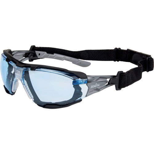Z2900 Series Safety Glasses with Foam Gasket, Blue Lens, Anti-Scratch, ANSI Z87+/Meets/Exceeds CSA Z94.3 R.M.G. Prévention