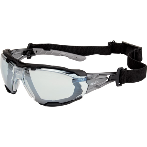 Z2900 Series Safety Glasses with Foam Gasket, Indoor/Outdoor Mirror Lens, Anti-Scratch, ANSI Z87+/Meets/Exceeds CSA Z94.3 R.M.G. Prévention