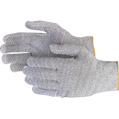 Sure Knit Cut Resistant Composite Gloves, Size 2X-Small, 13 Gauge, Stainless Steel/Dyneema&reg; Shell, ANSI/ISEA 105 Level 4/ASTM ANSI Level A5 R.M.G. Prévention