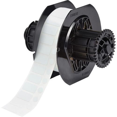 B33 Series Chemical Resistant Laboratory & Vial Top Labels, Polyester, 1" L x 0.5" H, White R.M.G. Prévention