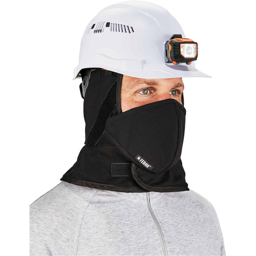 N-Ferno&reg; Winter Hard Hat Liner with Mouthpiece, Fleece Lining, One Size, Black R.M.G. Prévention