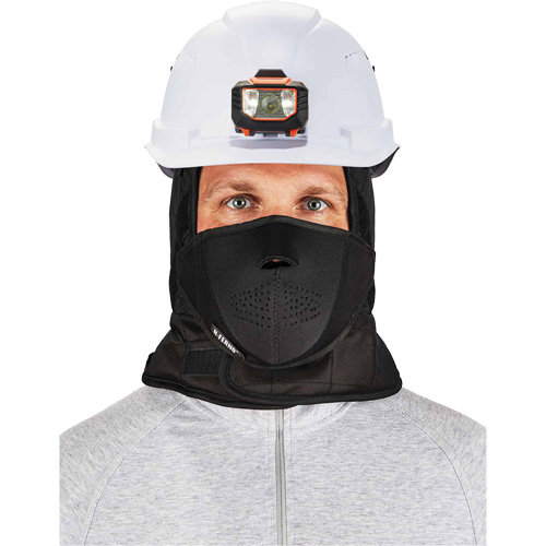 N-Ferno&reg; 3-Layer Winter Hard Hat Liner with Mouthpiece, Fleece Lining, One Size, Black R.M.G. Prévention