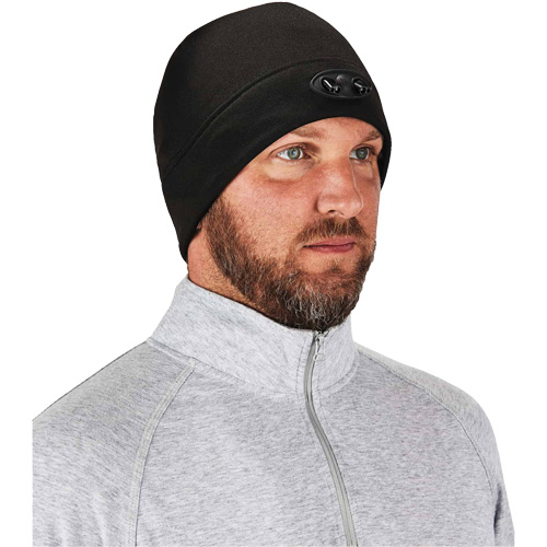 N-Ferno&reg; Skull Cap Beanie Hat with LED Lights, One Size, Orange R.M.G. Prévention