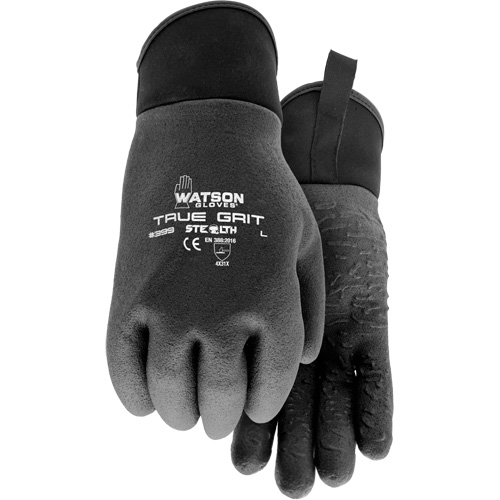 True Grit Coated Gloves, Small, Foam PVC Coating, Nylon Shell R.M.G. Prévention